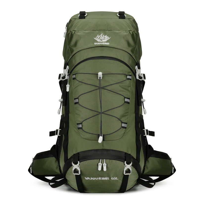 Outdoor Hiking Backpack 60L Nylon Camping Bag