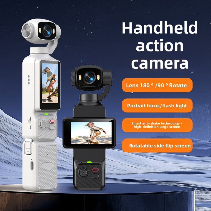 Cámara Deportiva 4K con Estabilizador Gimbal y Pantalla Giratoria
