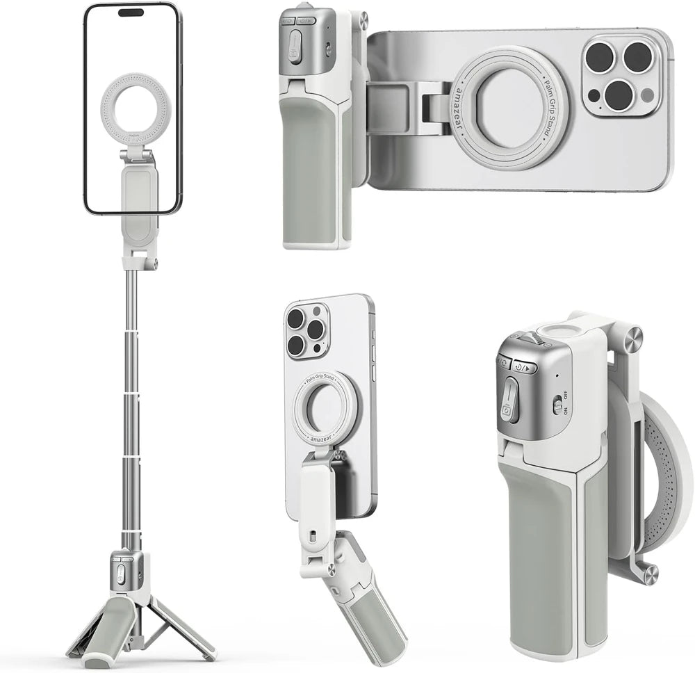 accesorios para teléfono celular con botón de obturador inalámbrico desmontable para iPhone 16 17 Pro Max, soporte ergonómico cómodo