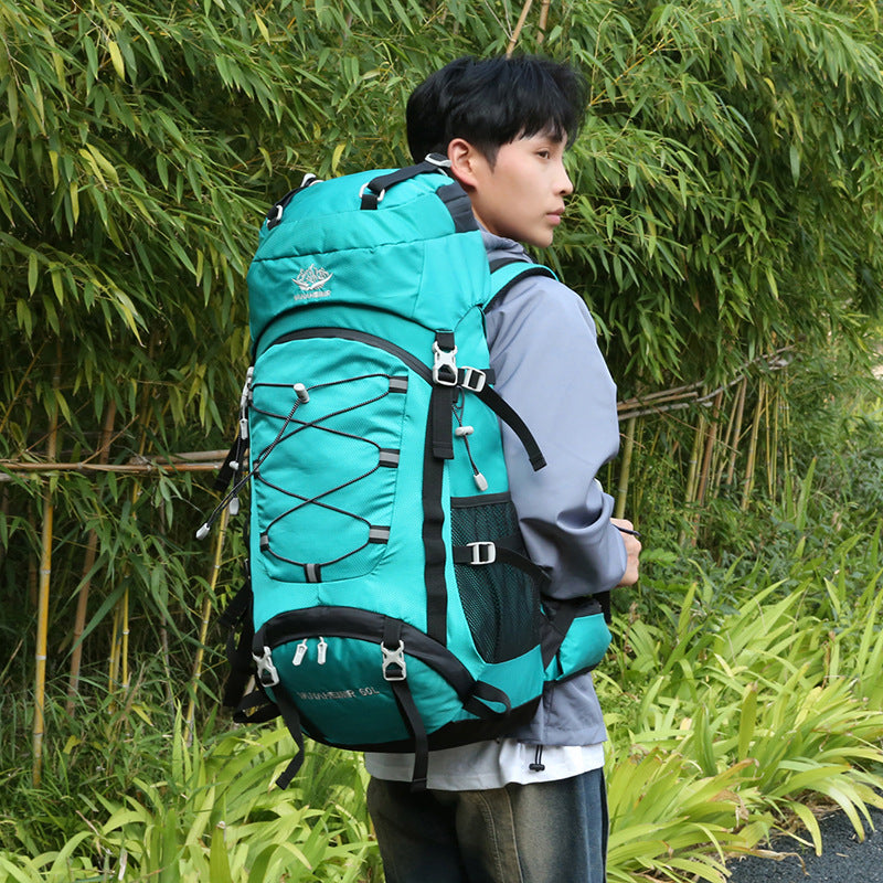 Outdoor Hiking Backpack 60L Nylon Camping Bag
