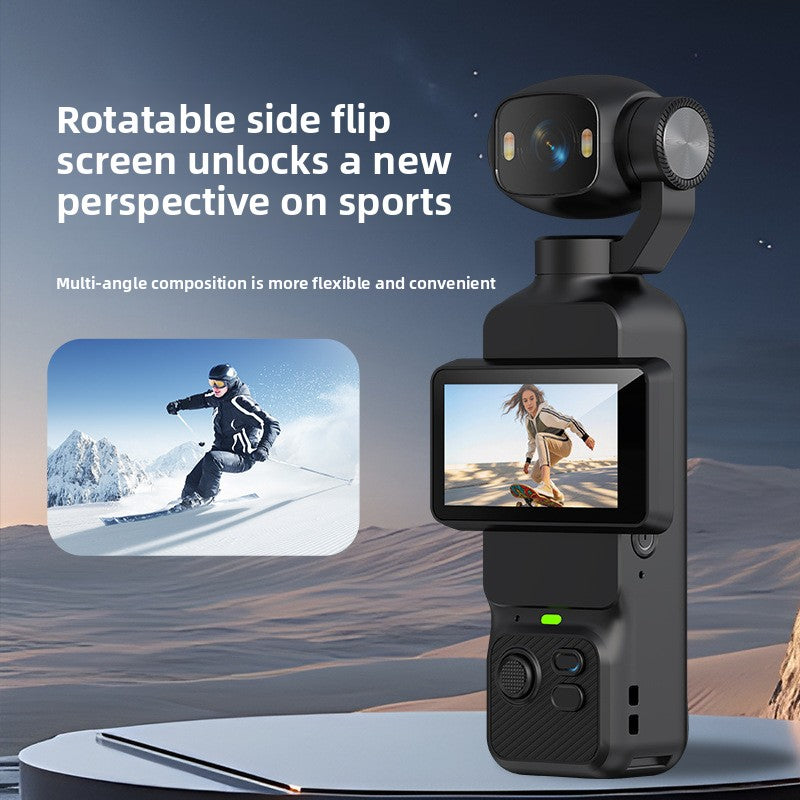 Cámara Deportiva 4K con Estabilizador Gimbal y Pantalla Giratoria