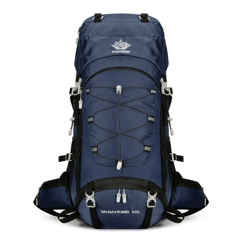 Outdoor Hiking Backpack 60L Nylon Camping Bag