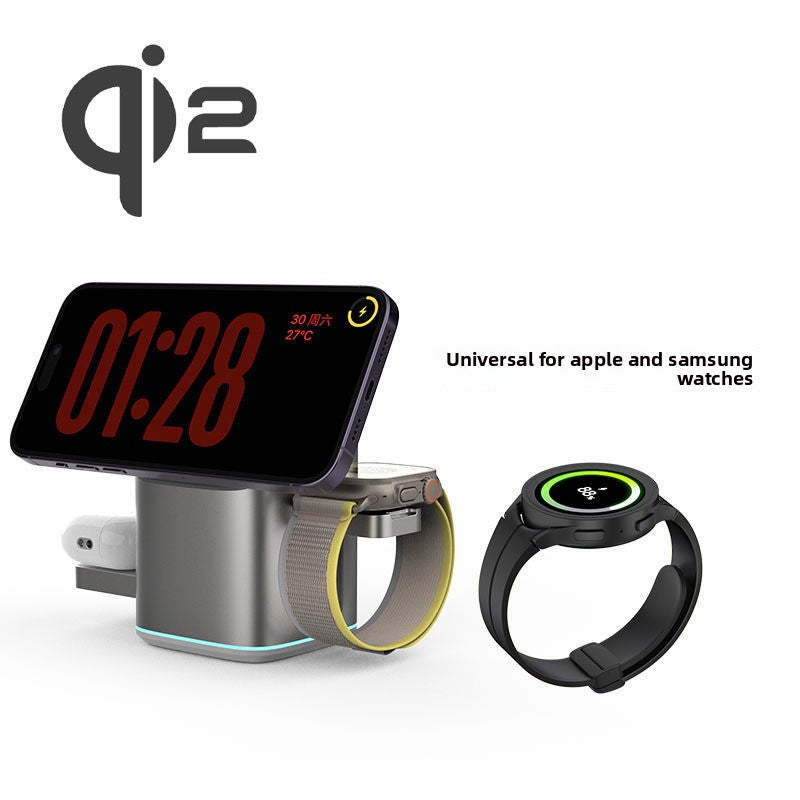 Qi2 Certified 3-in-1 Magnetic Wireless Charger