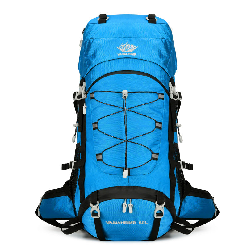 Outdoor Hiking Backpack 60L Nylon Camping Bag