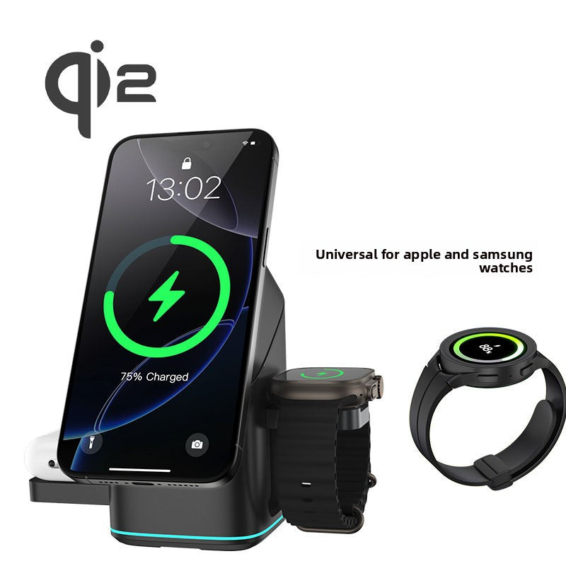 Qi2 Certified 3-in-1 Magnetic Wireless Charger