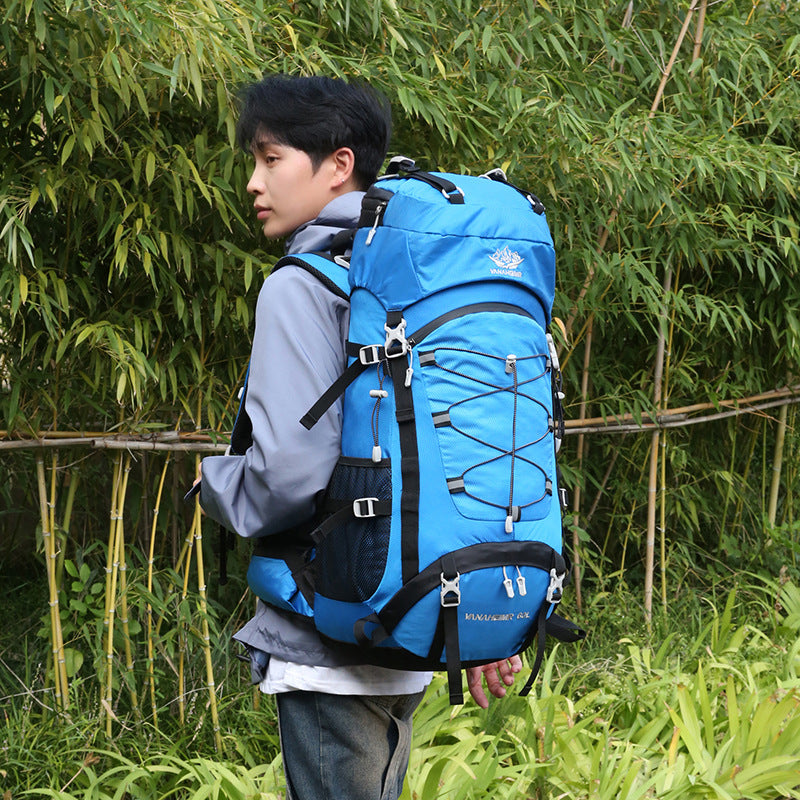 Outdoor Hiking Backpack 60L Nylon Camping Bag