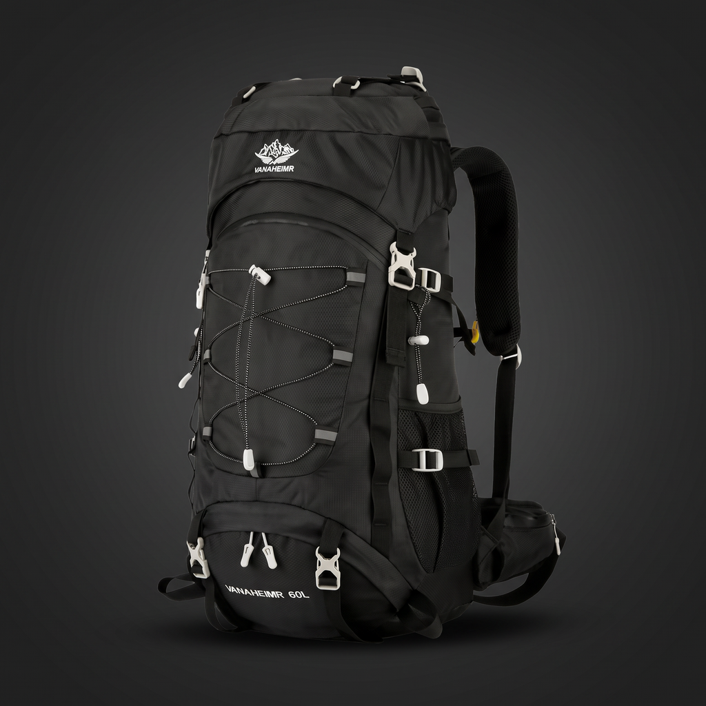 Outdoor Hiking Backpack 60L Nylon Camping Bag