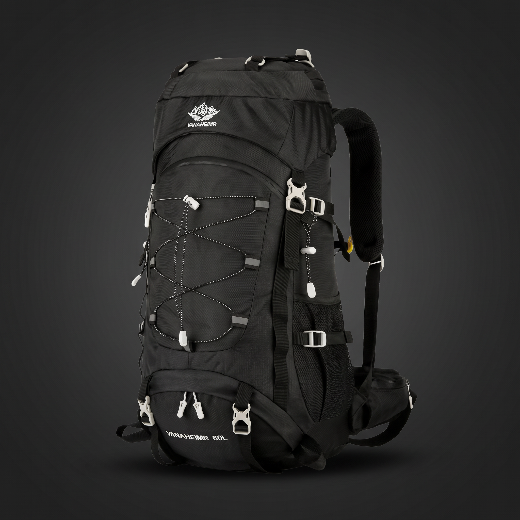 Outdoor Hiking Backpack 60L Nylon Camping Bag